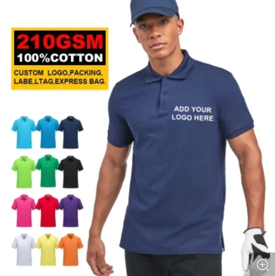 Пользовательские мужские рубашки поло Оптовая дизайнерская одежда Простая печать с вышивкой Рекламная одежда Плюс размер Негабаритные свободные пустые женские унисекс рубашки поло (QH8005)
